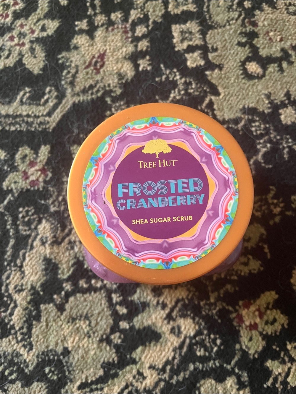 Tree Hut Frosted Cranberry Shea Sugar Scrub - Purple
